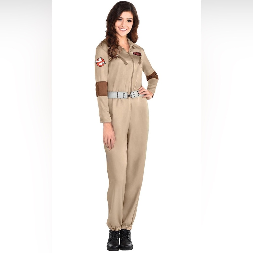 Ghostbusters Classic XLarge Beige Women’s Halloween Costume (14-16) NWT